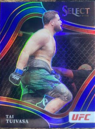 Tai Tuivasa 2022 Panini Select UFC Octagonside #278 Blue Prizm