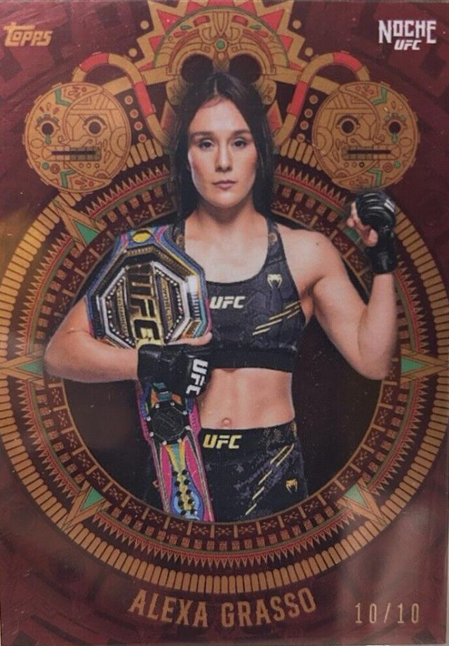 Alexa Grasso 2024 Topps Noche UFC Base #20 Red
