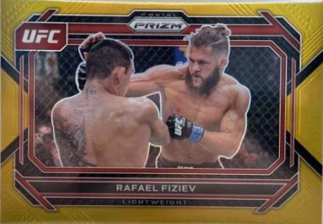 Rafael Fiziev 2023 Panini Prizm UFC Base #1 Gold