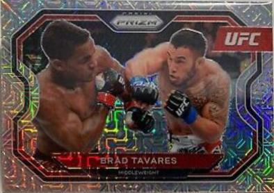 Brad Tavares 2021 Panini Prizm UFC Base #124 Mojo