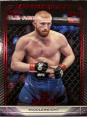 Bo Nickal 2024 Topps Knockout UFC Base #1 Red