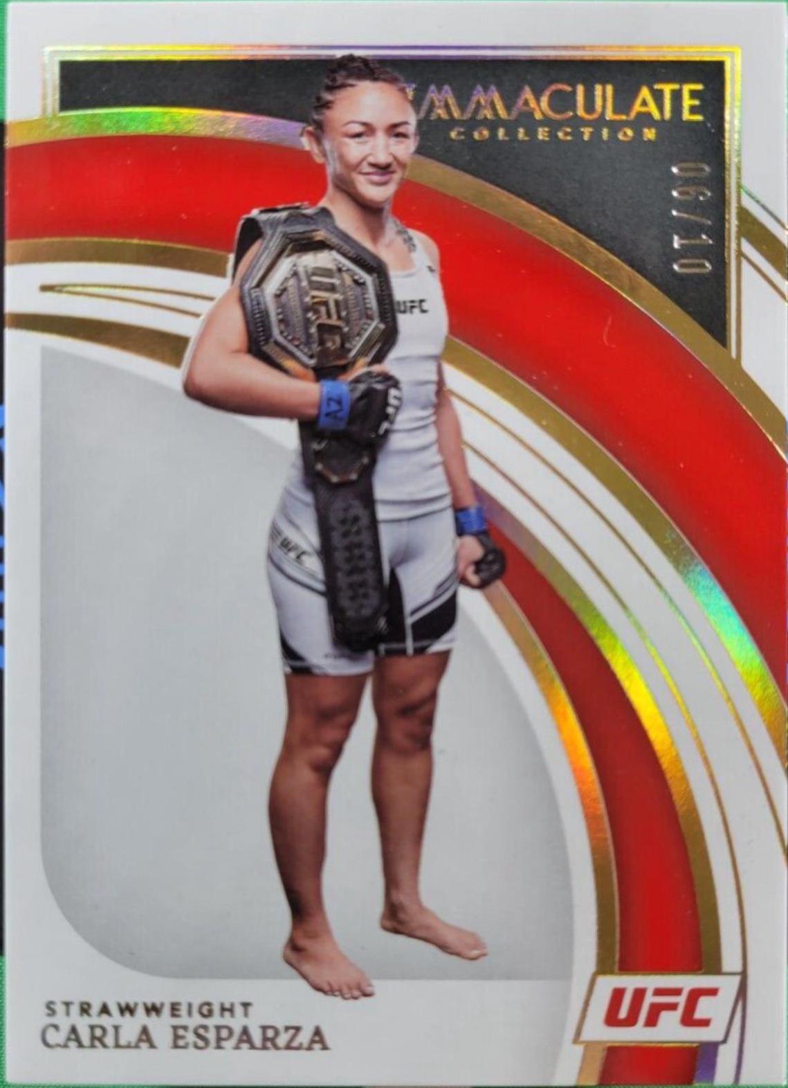 Carla Esparza 2022 Panini Immaculate UFC Base #3 Gold