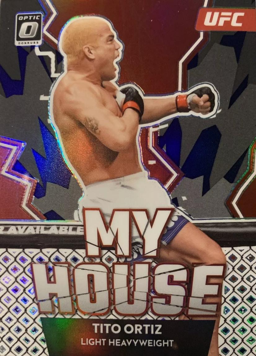 Tito Ortiz 2023 Panini Donruss Optic UFC My House #15 Purple
