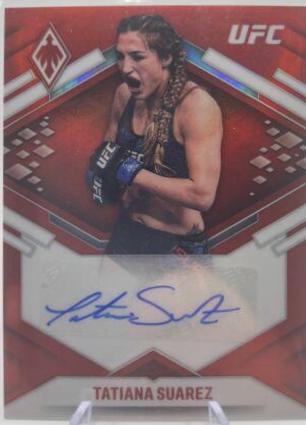 Tatiana Suarez 2022 Panini Chronicles UFC Phoenix Autographs #25 Red