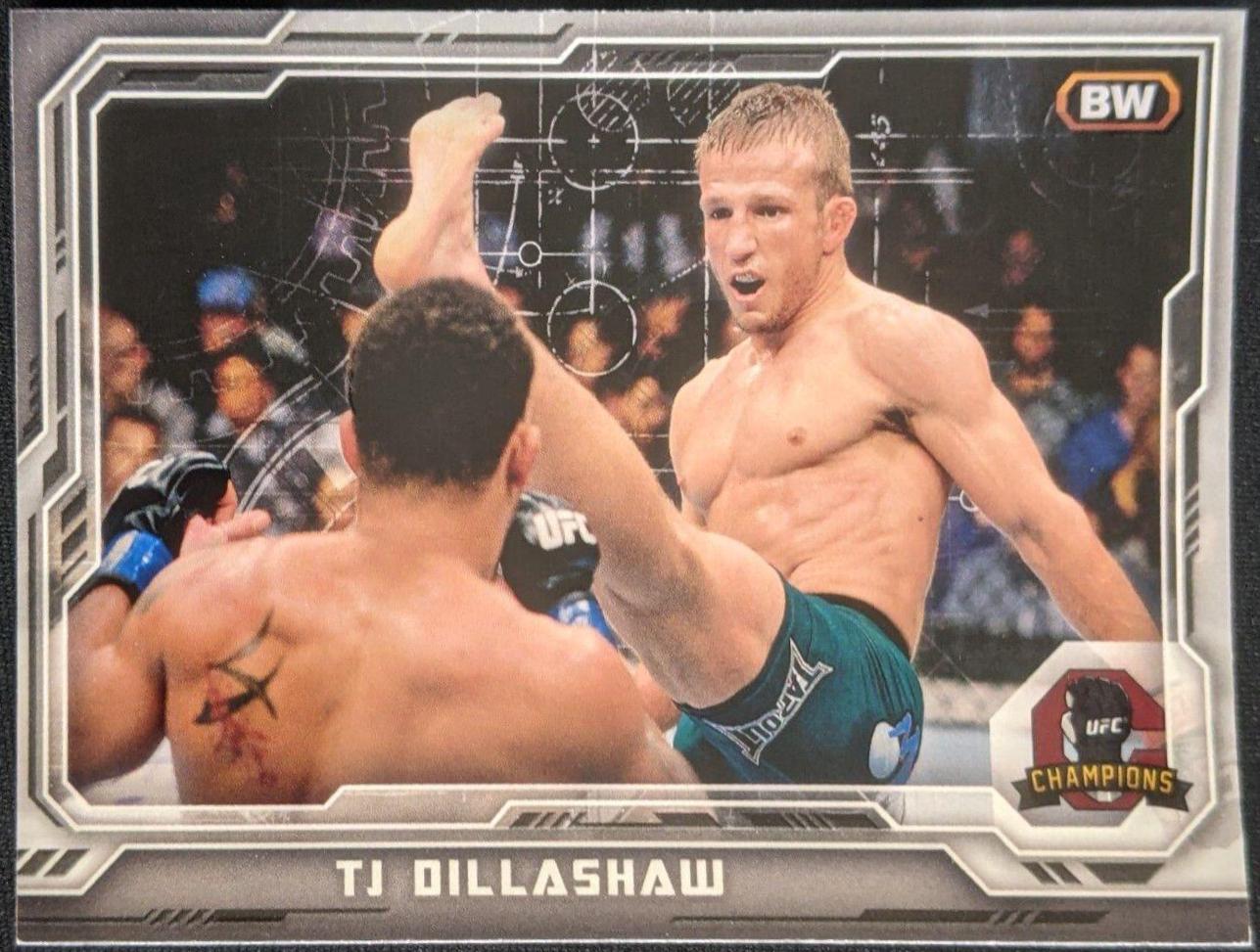 TJ Dillashaw 2014 Topps UFC Champions Base #65 Silver
