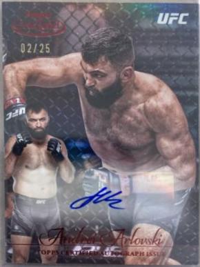 Andrei Arlovski 2024 Topps Gold Label UFC Gold Label Autographs #GLA-ARL Red