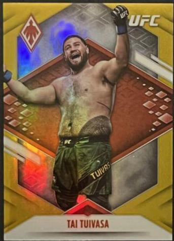 Tai Tuivasa 2022 Panini Chronicles UFC Base Phoenix #314 Gold