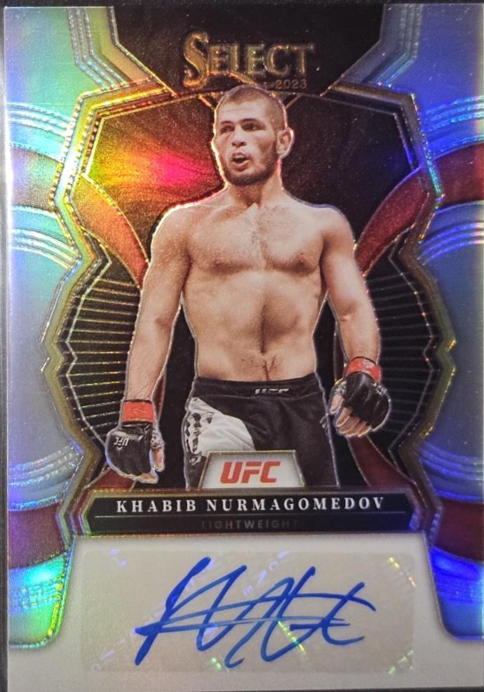 Khabib Nurmagomedov 2023 Panini Select UFC Signatures #8 Disco