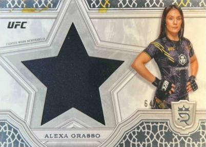 Alexa Grasso 2024 Topps Royalty UFC Star Relics #SRR-41 Platinum
