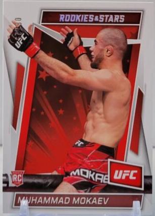 Muhammad Mokaev 2023 Panini Chronicles UFC Base Rookies and Stars #187 Silver