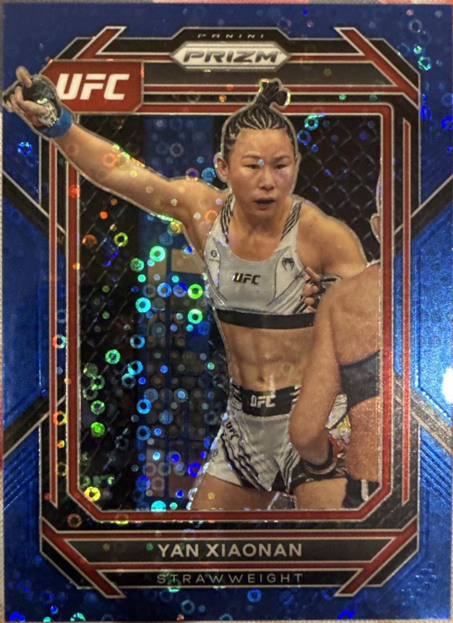Yan Xiaonan 2023 Panini Prizm Under Card UFC Base #188 Blue