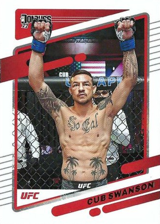 Cub Swanson 2022 Panini Donruss UFC Base #159 Silver
