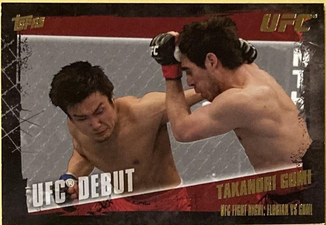 Takanori Gomi 2010 Topps UFC Base #166 Gold