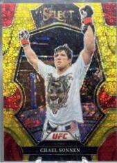Chael Sonnen 2023 Panini Select UFC Premier Level #185 Gold Disco