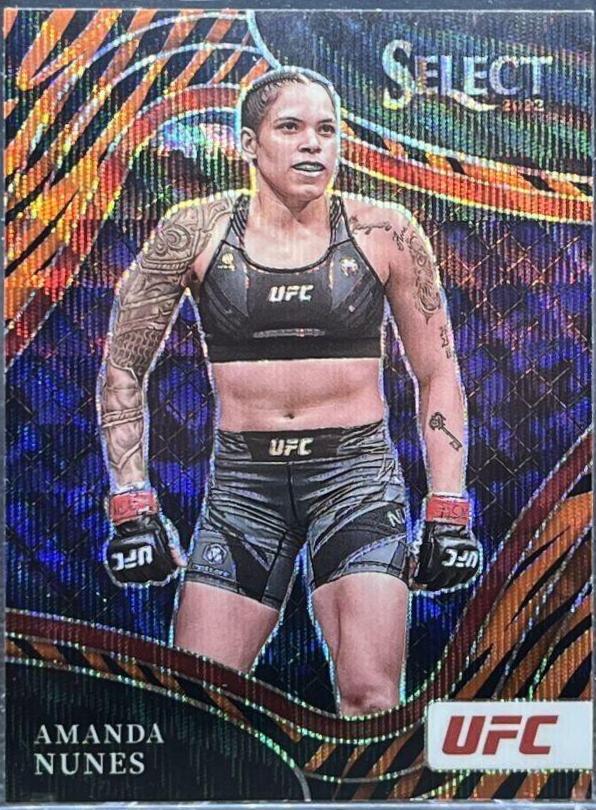 Amanda Nunes 2022 Panini Select UFC Octagonside #271 Tiger