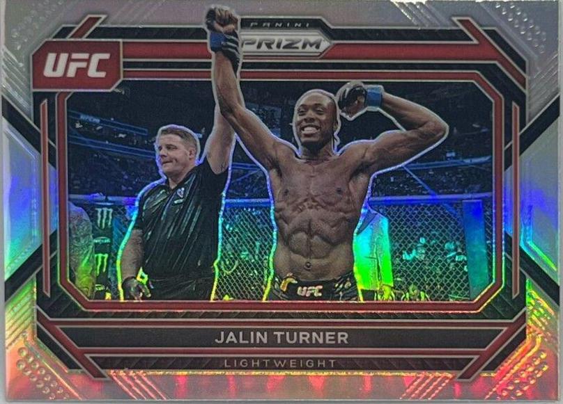 Jalin Turner 2023 Panini Prizm UFC Base #14 Silver