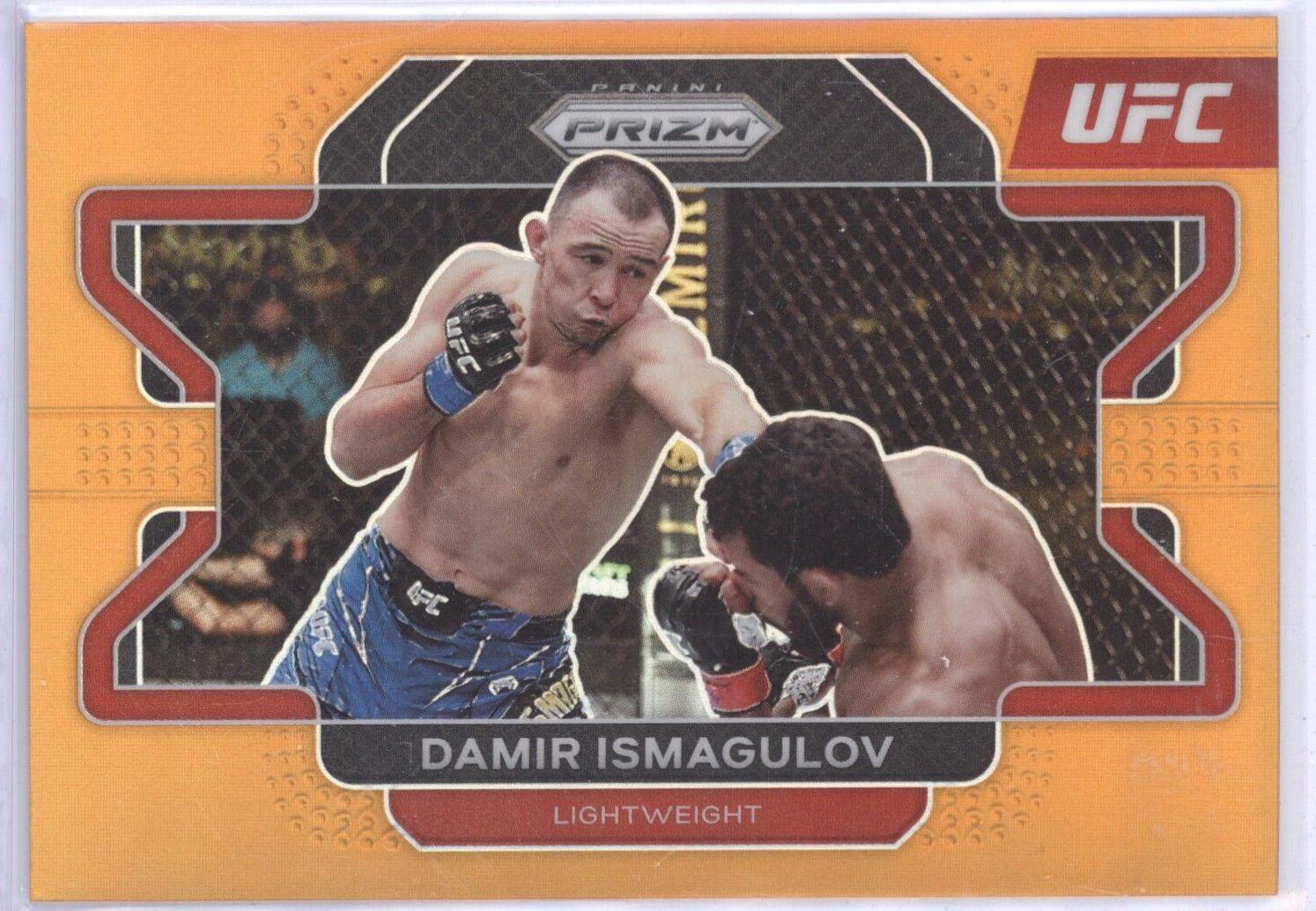Damir Ismagulov 2022 Panini Prizm UFC Base #69 Orange