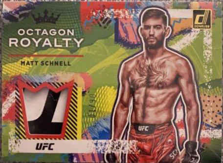 Matt Schnell 2022 Panini Donruss UFC Octagon Royalty #45 Prime