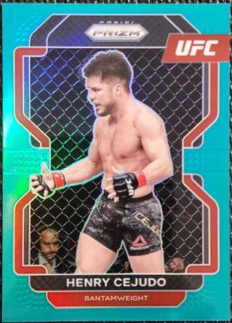 Henry Cejudo 2022 Panini Prizm UFC Base #105 Teal