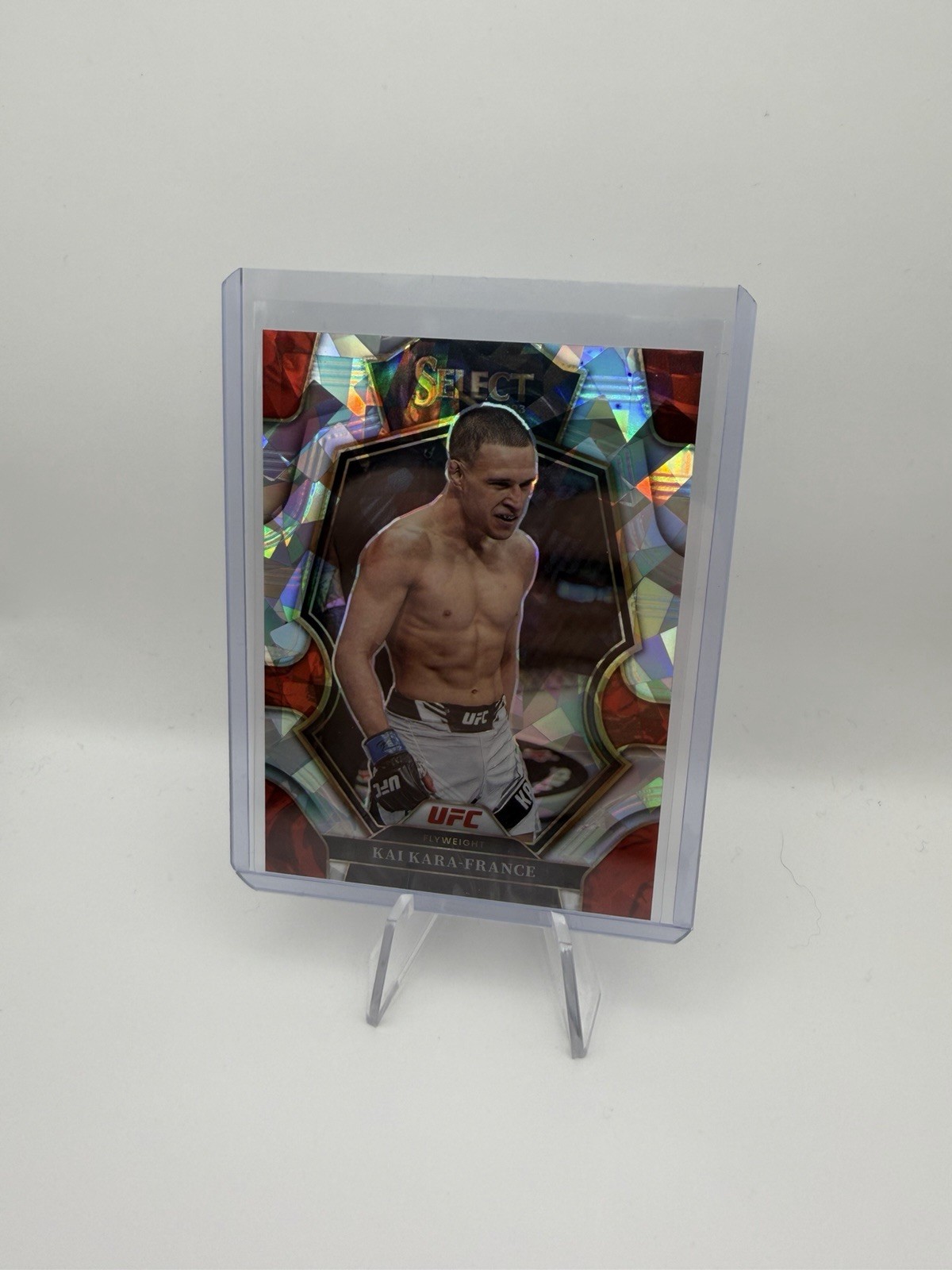 Kai Kara-France 2023 Panini Select UFC Premier Level #155 Cracked Ice