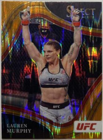 Lauren Murphy 2022 Panini Select UFC Octagonside #273 Orange Flash