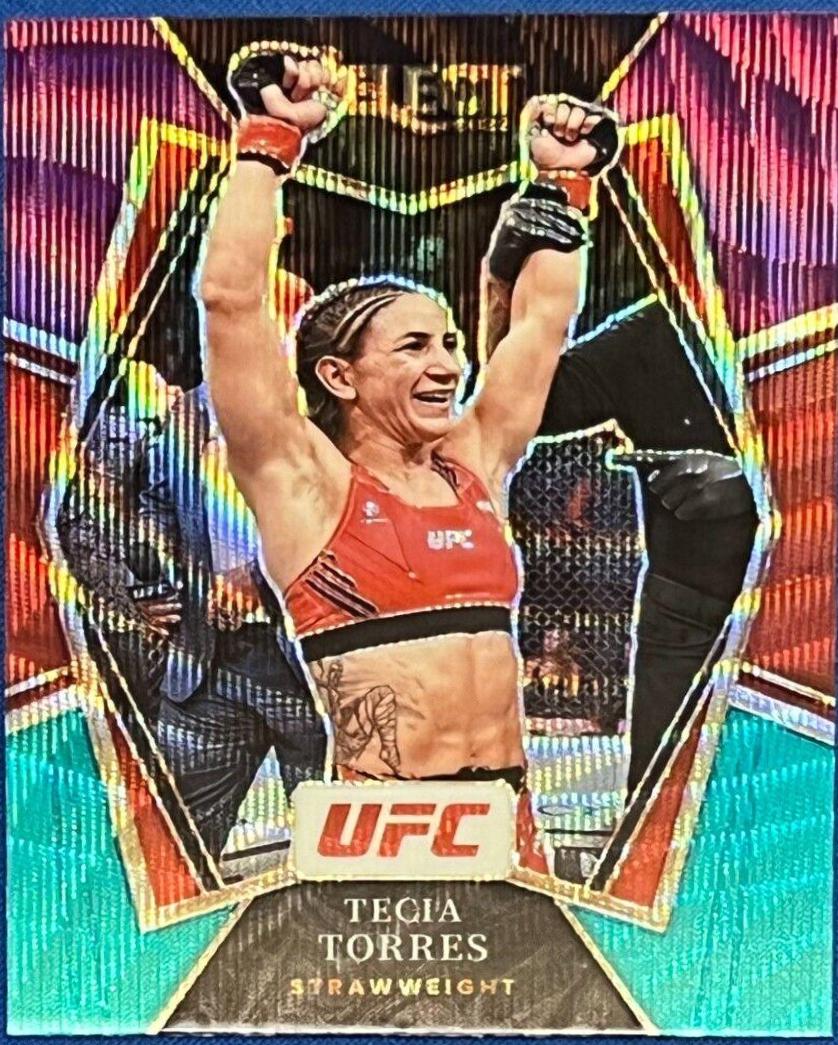 Tecia Pennington 2022 Panini Select UFC Premier Level #126 Tri Color