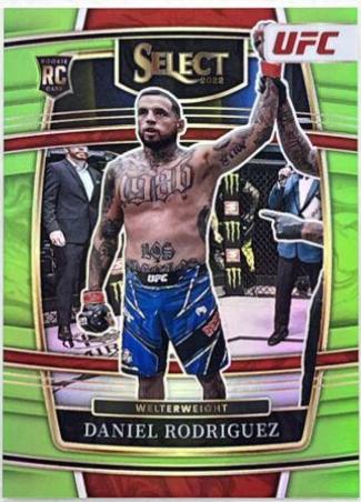 Daniel Rodriguez 2022 Panini Select UFC Concourse #21 Neon Green