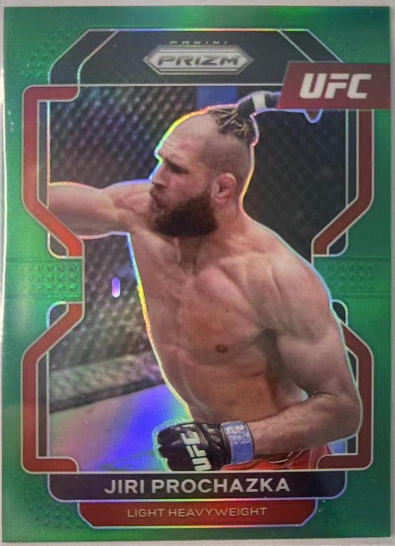 Jiri Prochazka 2022 Panini Prizm UFC Base #185 Green