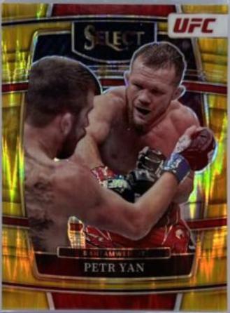 Petr Yan 2022 Panini Select UFC Concourse #7 Gold Flash