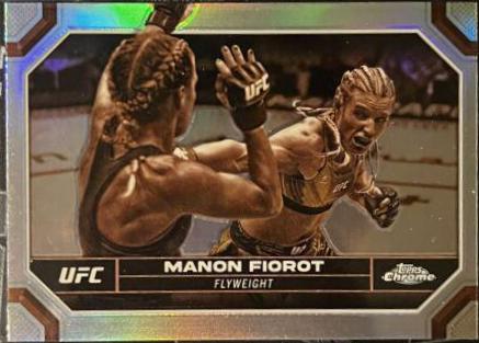 Manon Fiorot 2024 Topps Chrome UFC Base #120 Refractor