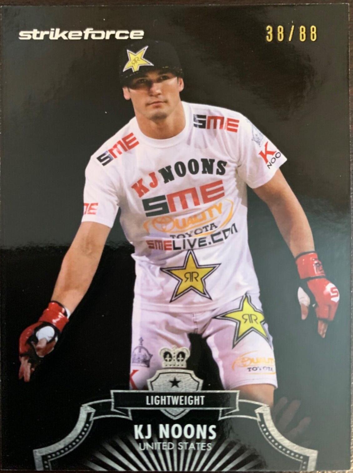 KJ Noons 2012 Topps UFC Bloodlines Base #97 Black