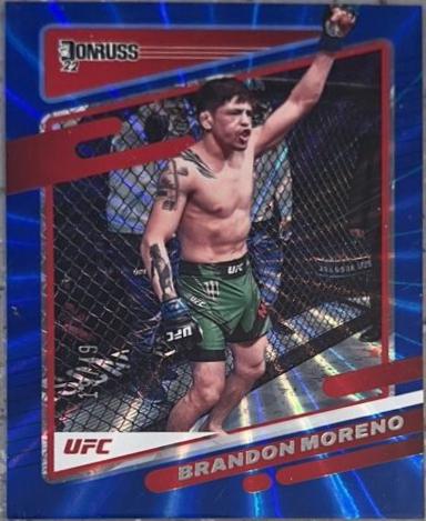 Brandon Moreno 2022 Panini Donruss UFC Base #35 Blue