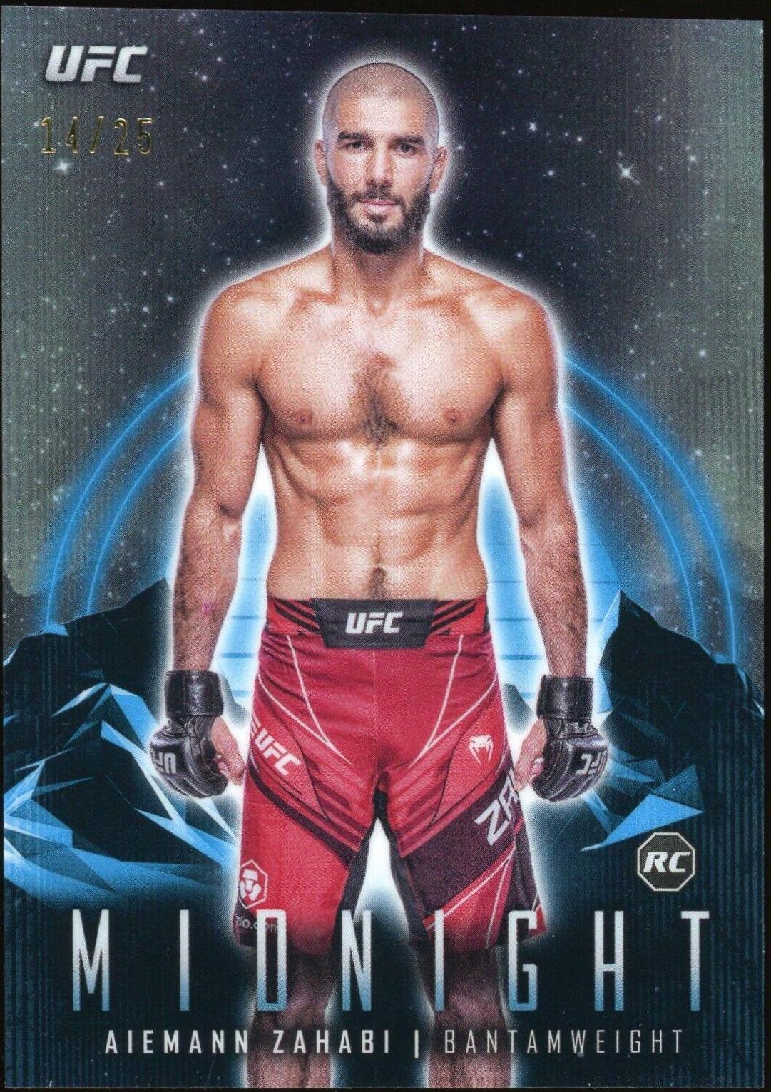 Aiemann Zahabi 2024 Topps Midnight UFC Base #76 Moonrise