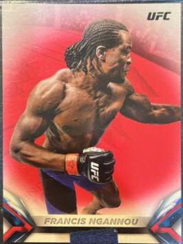 Francis Ngannou 2018 Topps UFC Knockout Base #84 Red