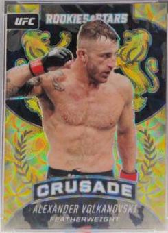 Alexander Volkanovski 2021 Panini Chronicles UFC Base Crusade #236 Asia Gold