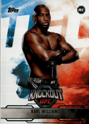 Karl Williams 2025 Topps Knockout UFC Base #52 Lime Green