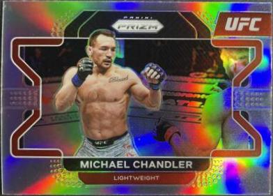 Michael Chandler 2022 Panini Prizm UFC Base #8 Silver