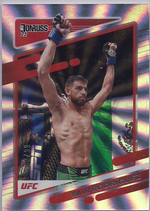 Yair Rodríguez 2022 Panini Donruss UFC Base #70 Silver