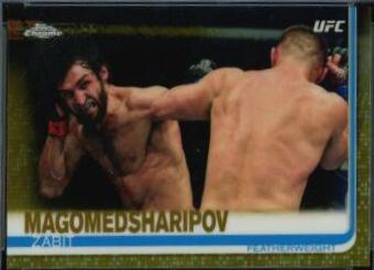 Zabit Magomedsharipov 2019 Topps Chrome UFC Base #18 Gold