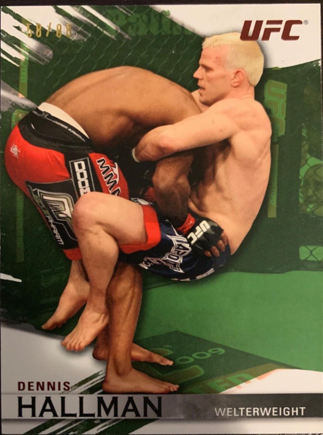 Dennis Hallman 2010 Topps UFC Knockout Base #111 Green