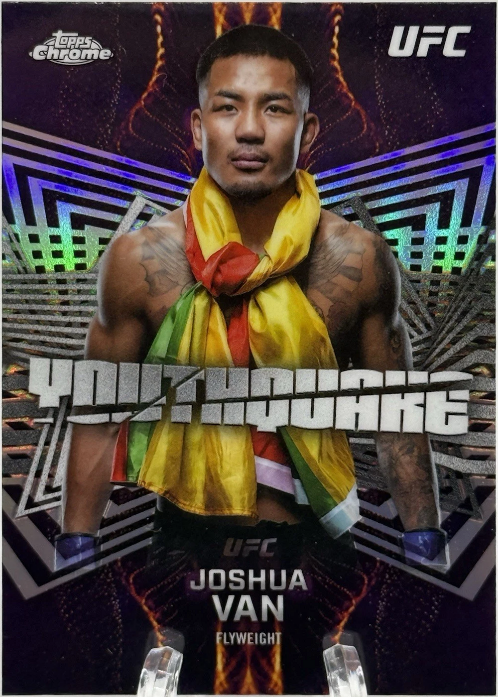 Joshua Van 2026 Topps Chrome UFC YouthQuake #YQ-6 Superfractor
