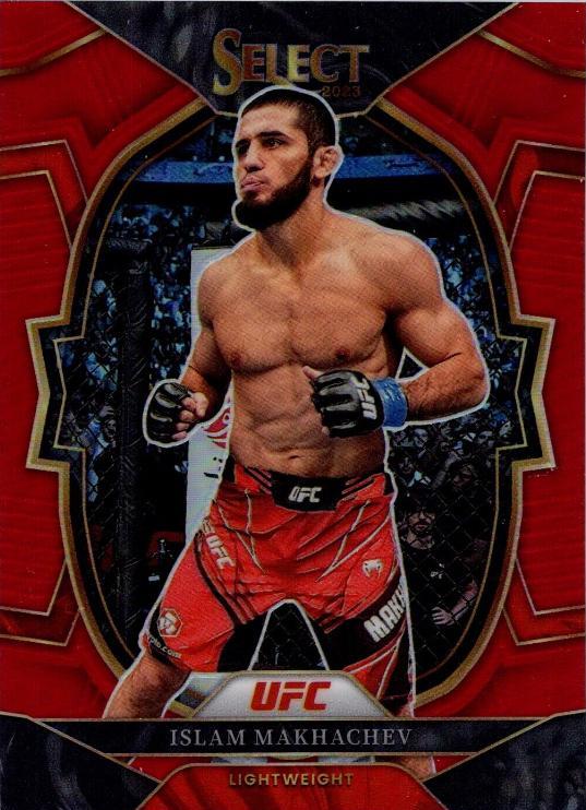 Islam Makhachev 2023 Panini Select UFC Concourse #94 Red