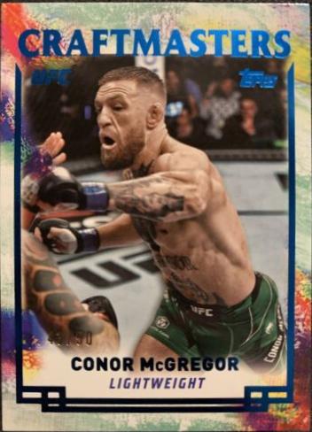 Conor McGregor 2024 Topps Knockout UFC Craftmasters #CRM-15 Blue