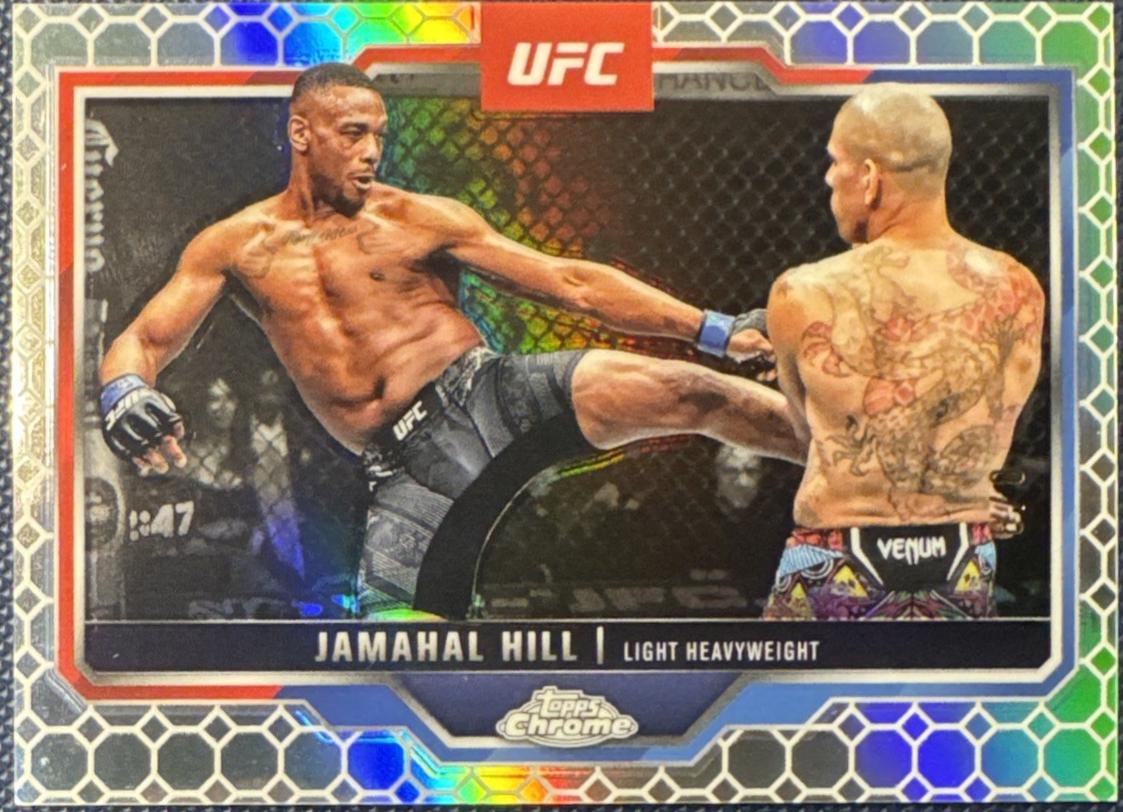 Jamahal Hill 2025 Topps Chrome UFC Base #170 OctaFractor