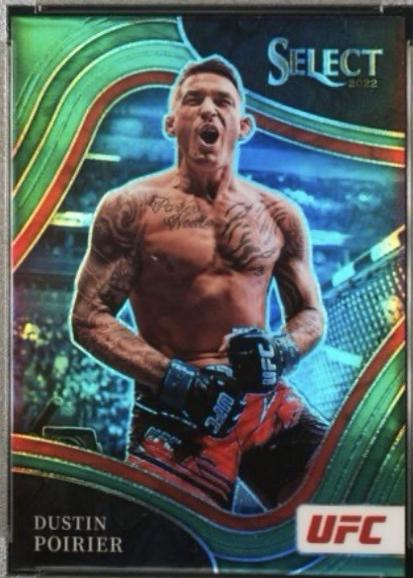 Dustin Poirier 2022 Panini Select UFC Octagonside #279 Green