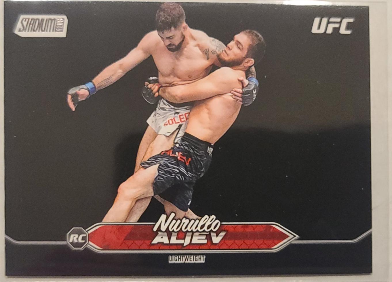 Nurullo Aliev 2025 Topps Stadium Club UFC Base #87 Black