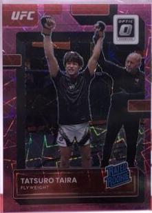 Tatsuro Taira 2023 Panini Donruss Optic UFC Base #135 Pink Velocity