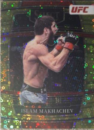 Islam Makhachev 2022 Panini Select UFC Concourse #29 Gold Disco