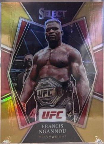 Francis Ngannou 2022 Panini Select UFC Mezzanine #385 Gold