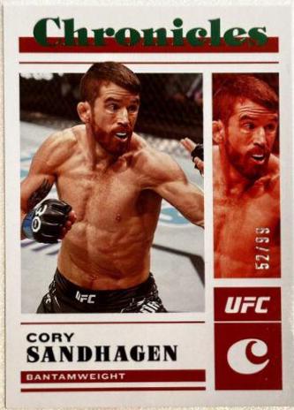 Cory Sandhagen 2023 Panini Chronicles UFC Base Chronicles #30 Green